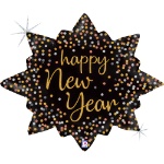 Foliový balonek New Year hvězda 