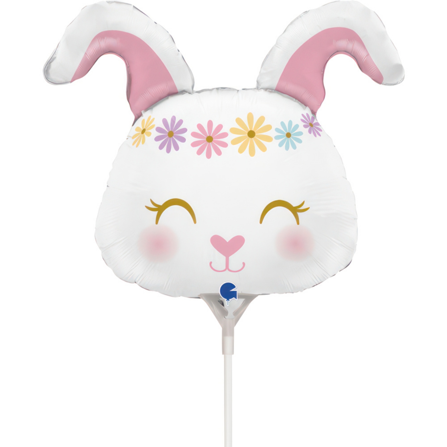 Fóliový balonek Hippie Bunny mini – 14"