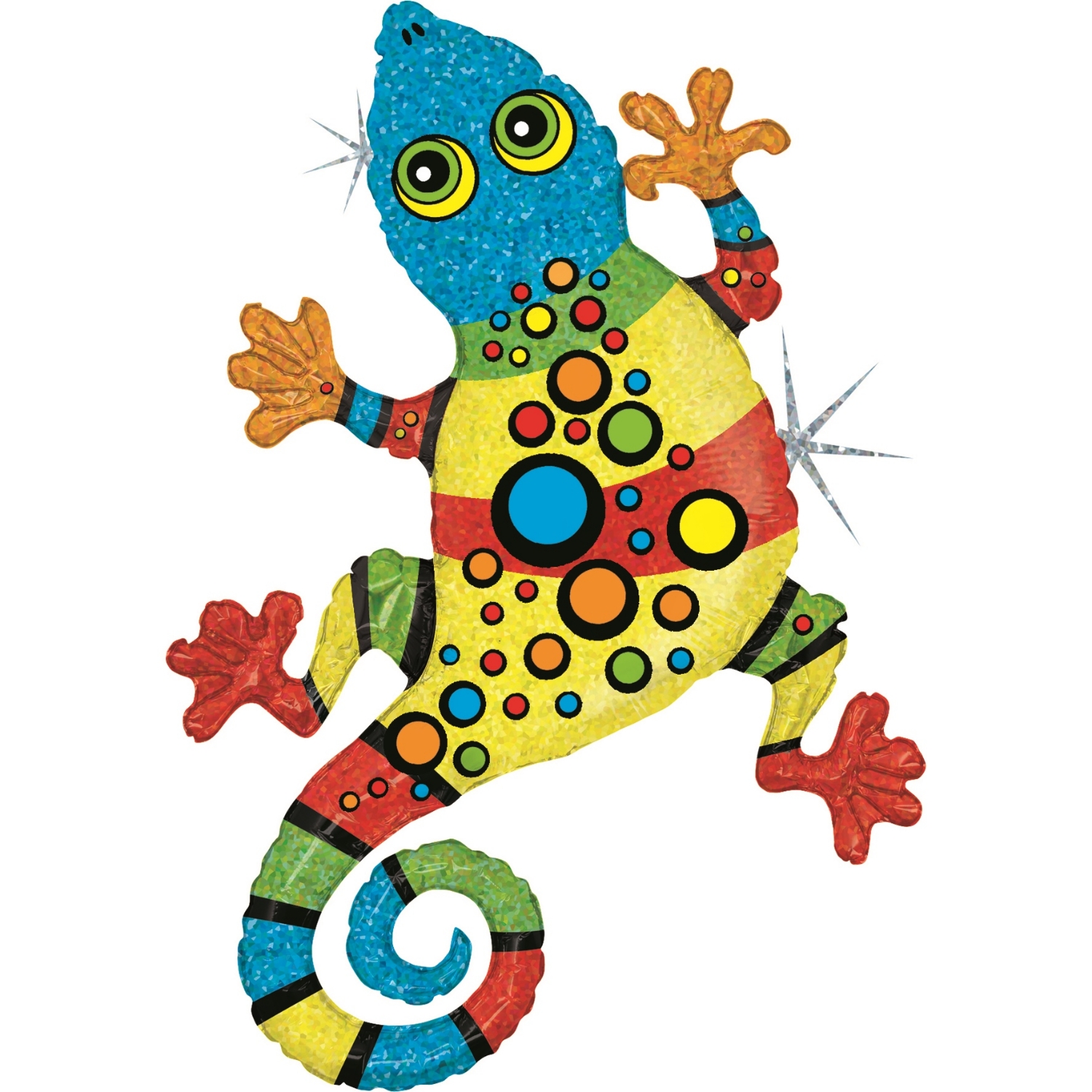 Foliový balonek ještěrka Linky Gecko – 110 cm