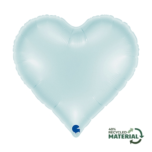 Levně Foliové srdce Sweetie Heart bleděmodré – 45 cm - nebalené