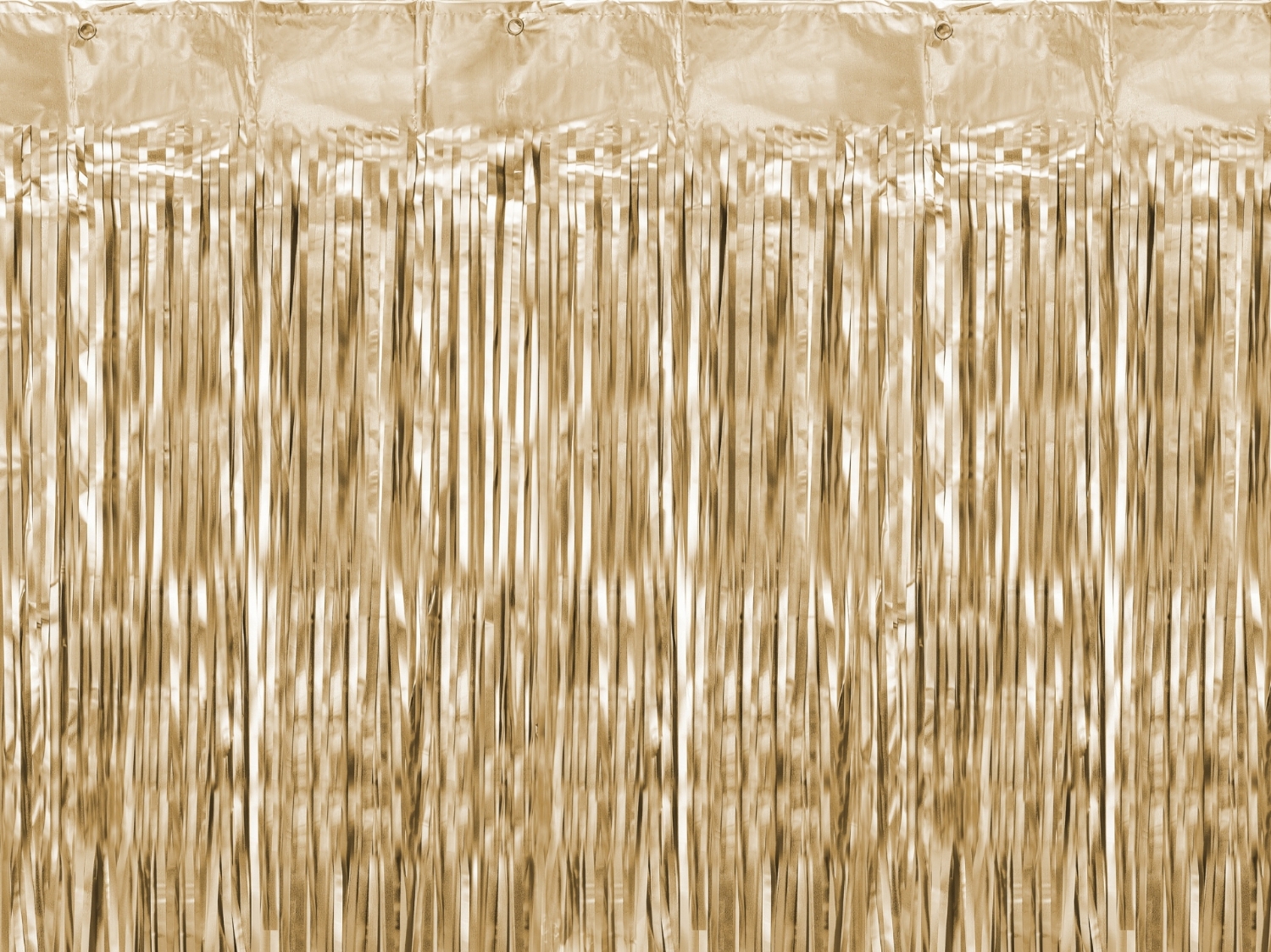 Saténový zlatý party závěs 90 x 250 cm