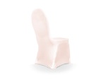 Matný elastický růžový potah na židli – detail produktu