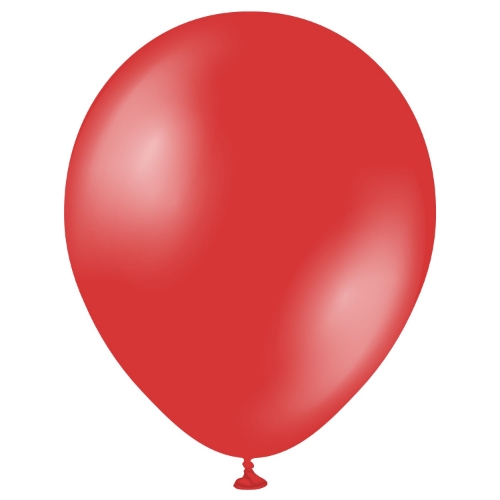Levně Balonek metalický červený, Metallic Red 30 cm