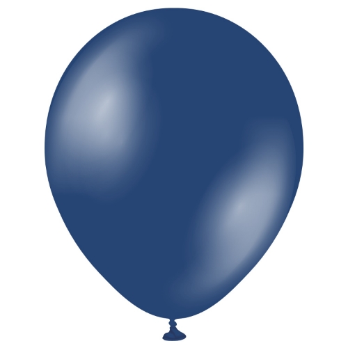 Levně Balonek metalický tmavě modrý, Metallic Midnight Blue 30 cm
