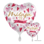 Romantická dekorace s personalizovaným balónkem Miluji tě