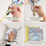 Obrázok z Fóliové foto pozadia štvorcové - svetlo ružová a ružová, 35 x 35 cm, 4 ks