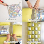 Obrázok z Fóliové foto pozadia štvorcové - svetlo ružová a ružová, 35 x 35 cm, 4 ks