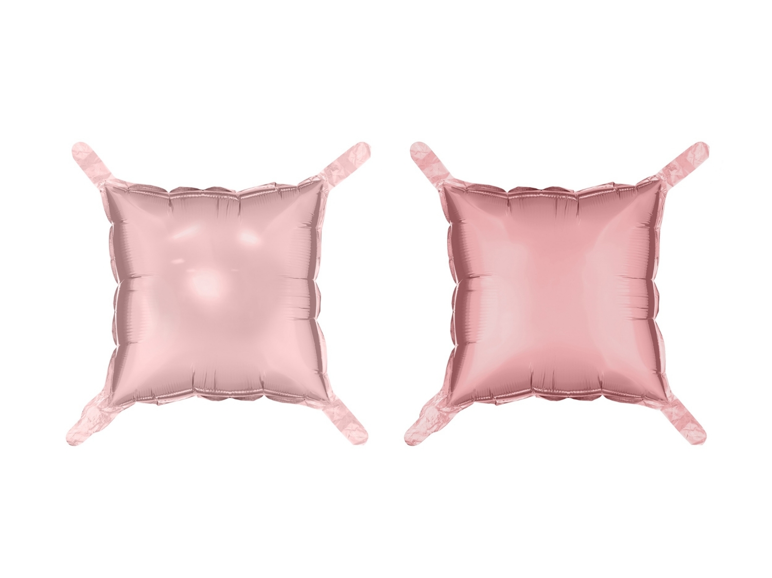 Fóliové foto pozadí čtvercové - světle růžová a růžová, 35 x 35 cm, 4 ks