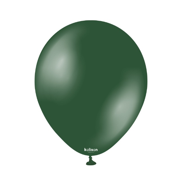 Metalické latexové balonky smaragdově zelené 5 palců 50 ks