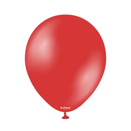 Metalické latexové balonky červené 5 palců 50 ks