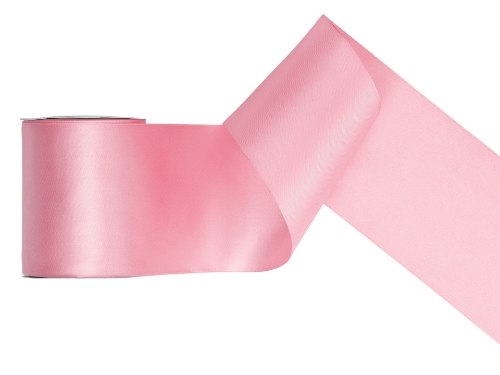 Levně Saténová stuha růžová – 10 cm x 25 m