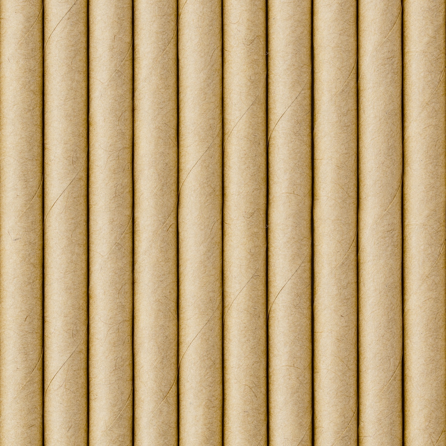 Papírová brčka kraft - hnědá - 10 ks