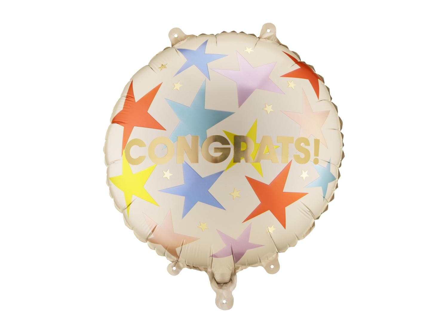 Fóliový balonek Congrats – 35 × 35 cm, mix