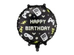 Fóliový balonek Happy Birthday Game 35 × 35 cm – produktová fotografie