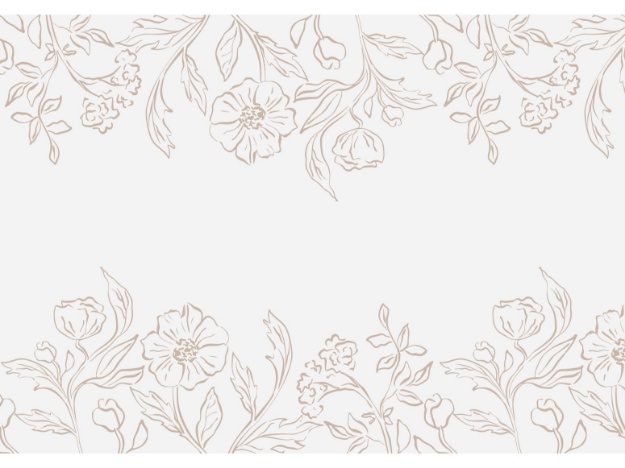 Krémový běhoun s květinovým potiskem, 40 × 500 cm