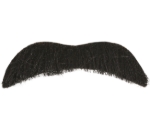 Černý samolepicí karnevalový knír