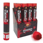 Práškové dělo 30 cm s červeným práškem