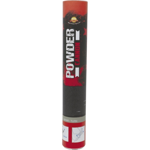 Levně Práškové dělo červené 30 cm – 30 g