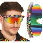 Obrázok z Party retro okuliare 80. roky dúhové