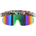 Retro brýle 80. léta s duhovým zrcadlovým hledím