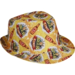 Klobouk Beer King pro dospělé s pivním motivem na bílém pozadí