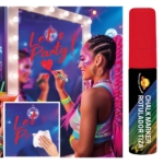 Použití červené tekuté křídy na party tabuli