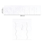 Obrázek Girlanda se střapci bílá 25 m