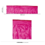 Girlanda se střapci růžová 25 m rozměry