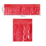 Girlanda se střapci červená 25 m  rozměry