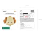 Balení fóliového balónku pejsek 63 x 48,5 cm