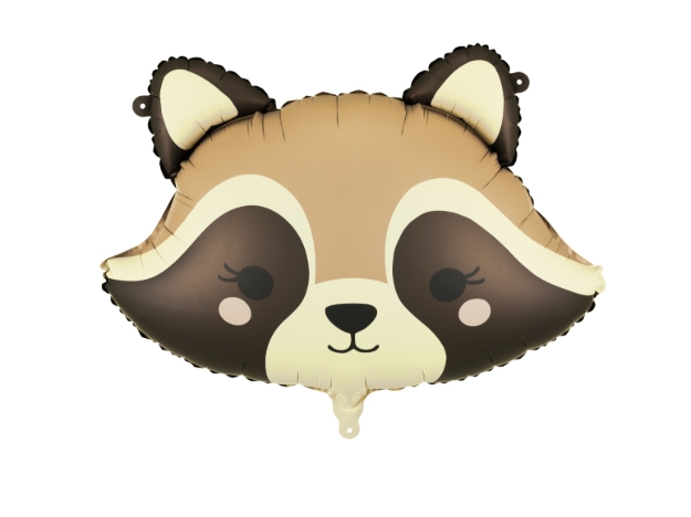 Fóliový balonek mýval 59 cm hnědý a krémový detail produktu