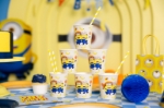 Picture of Paper cups Minions 250 ml, 8 pcs.