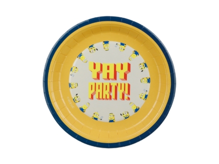 Papírové talíře Mimoni Yay Party 23 cm