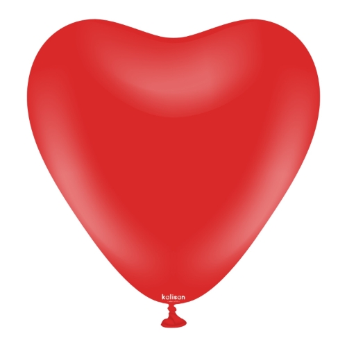 Levně Balonky srdce červené, Standard Red 30 cm/12", 25 ks