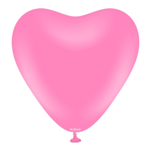 Levně Balonky srdce růžové, Standard Queen Pink 30 cm/12", 25 ks
