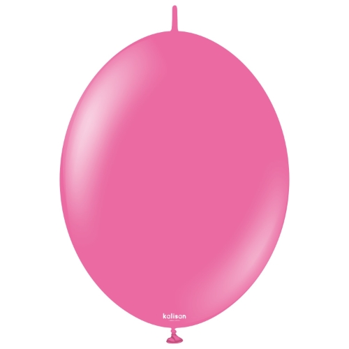 Levně Spojovací balonky tmavě růžové, Standard Fuchsia 15 cm/6", 50 ks