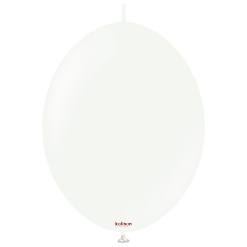 Levně Spojovací balonky bílé, Standard White 30 cm/12", 50 ks