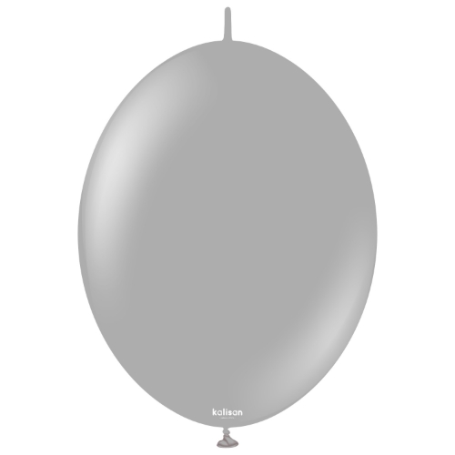 Levně Spojovací balonky šedé, Standard Grey 30 cm/12", 50 ks