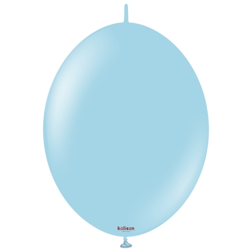 Levně Spojovací balonky světle modré, Macaron Blue 30 cm/12", 50 ks