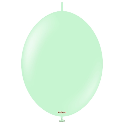 Levně Spojovací balonky pastelově zelené, Macaron Green 30 cm/12", 50 ks