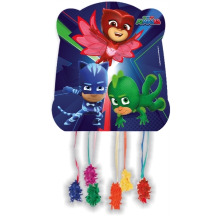 Piňata PJ Masks s motivem Catboy, Owlette a Gekko 33 cm