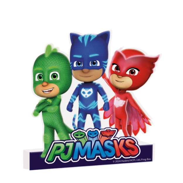 Dekorační figurka PJ Masks Catboy Owlette a Gekko na narozeninovou party