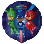 Fóliový balonek PJ Masks 46 cm s postavičkami Catboy, Owlette a Gekko