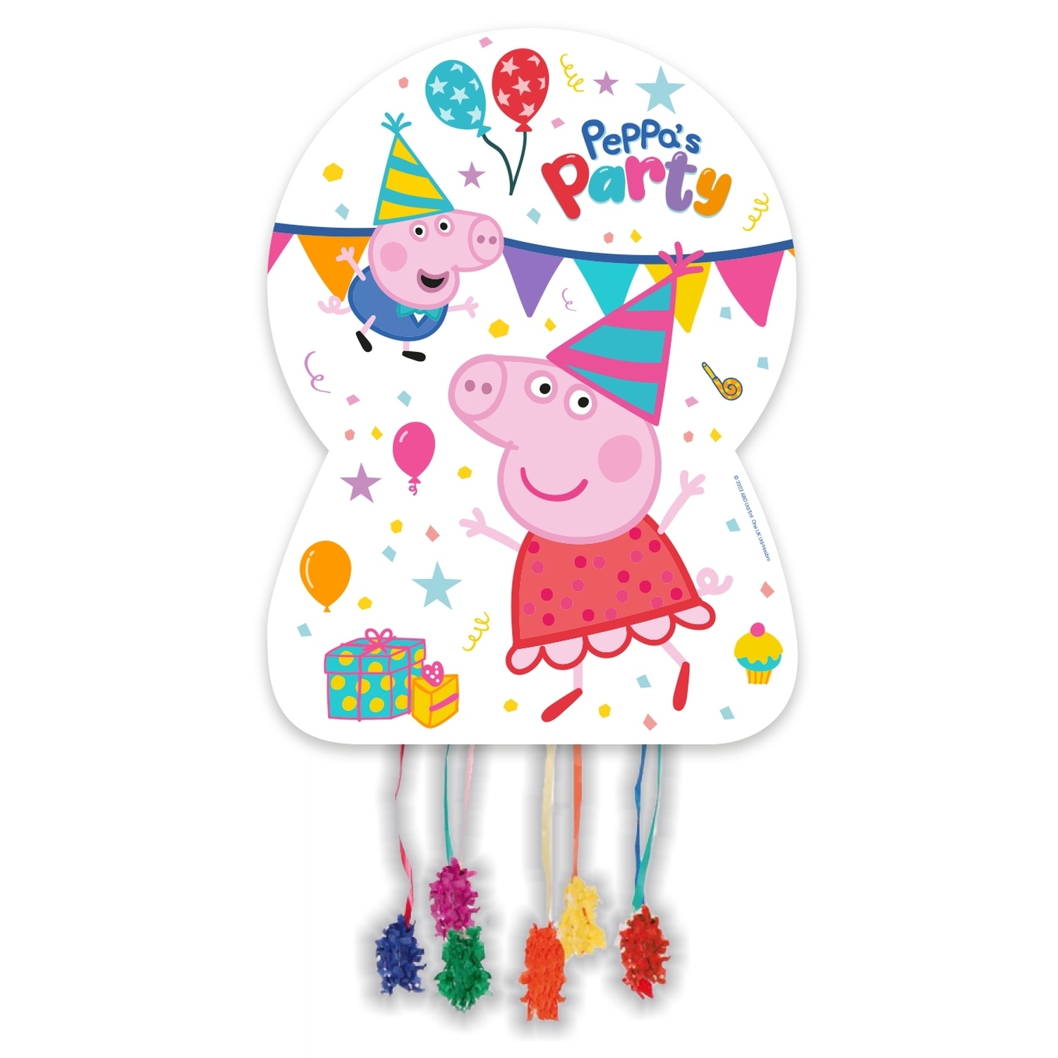 Levně Piňata Peppa Pig velká 65 × 46 cm