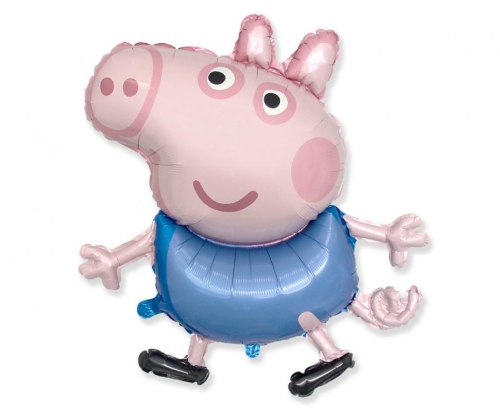 Levně Fóliový balonek Peppa Pig – Tomík, 86 × 69 cm
