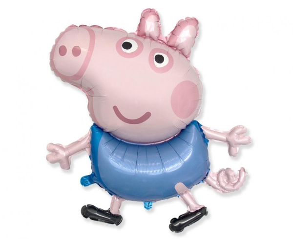 Fóliový balonek Peppa Pig – Tomík, 86 × 69 cm