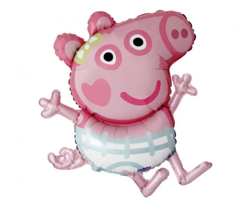 Levně Fóliový balonek Peppa Pig – Evie, 84 × 64 cm