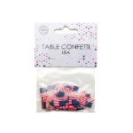 Papírové konfety USA na tematickou party výzdobu