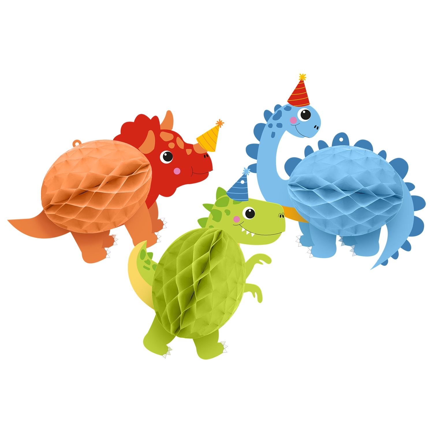 Levně Závěsné dekorace Dino Jungle – 3 ks