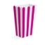 Papírové krabičky na popcorn hot pink 8 ks